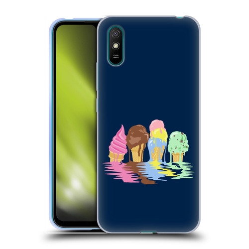 Rachel Caldwell Illustrations Ice Cream River Soft Gel Case for Xiaomi Redmi 9A / Redmi 9AT