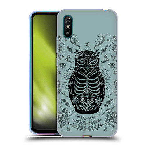 Rachel Caldwell Illustrations Owl Doll Soft Gel Case for Xiaomi Redmi 9A / Redmi 9AT