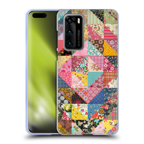 Rachel Caldwell Patterns Quilt Soft Gel Case for Huawei P40 5G