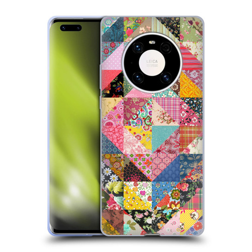Rachel Caldwell Patterns Quilt Soft Gel Case for Huawei Mate 40 Pro 5G
