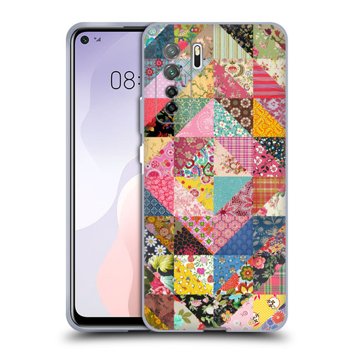 Rachel Caldwell Patterns Quilt Soft Gel Case for Huawei Nova 7 SE/P40 Lite 5G