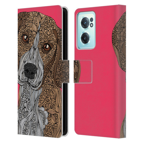 Valentina Dogs Beagle Leather Book Wallet Case Cover For OnePlus Nord CE 2 5G