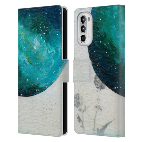 Mai Autumn Space And Sky Galaxies Leather Book Wallet Case Cover For Motorola Moto G52