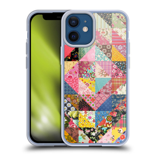 Rachel Caldwell Patterns Quilt Soft Gel Case for Apple iPhone 12 Mini