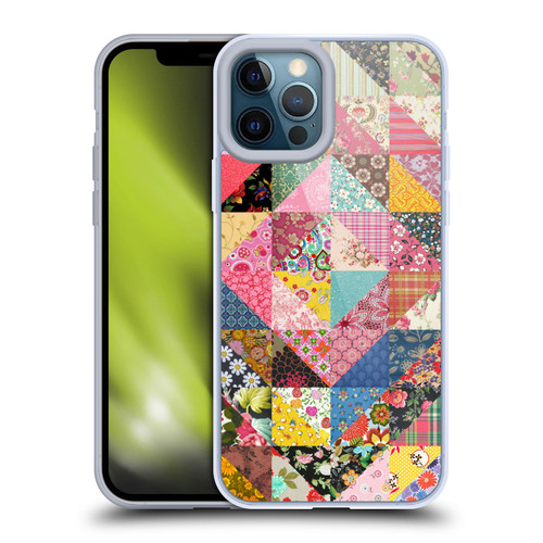 Rachel Caldwell Patterns Quilt Soft Gel Case for Apple iPhone 12 Pro Max