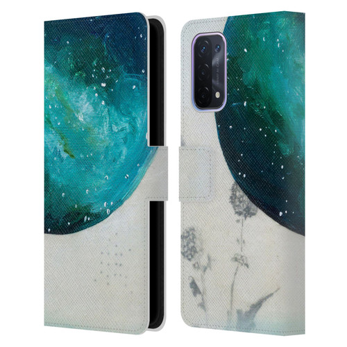 Mai Autumn Space And Sky Galaxies Leather Book Wallet Case Cover For OPPO A54 5G