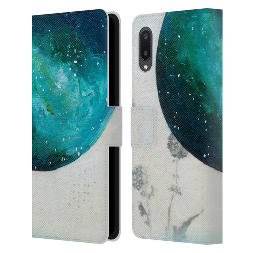 Mai Autumn Space And Sky Galaxies Leather Book Wallet Case Cover For Samsung Galaxy A02/M02 (2021)