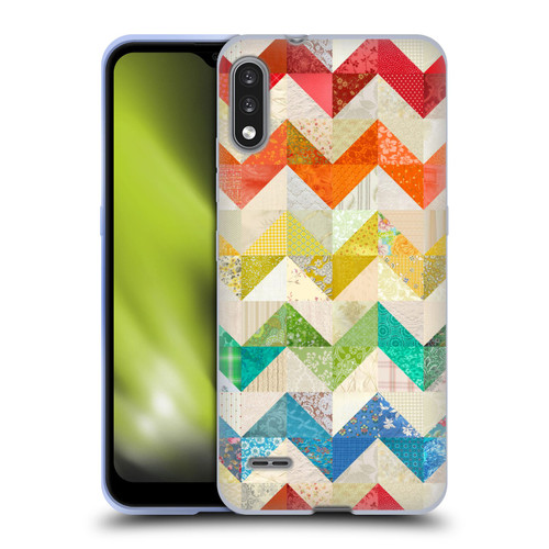Rachel Caldwell Patterns Zigzag Quilt Soft Gel Case for LG K22