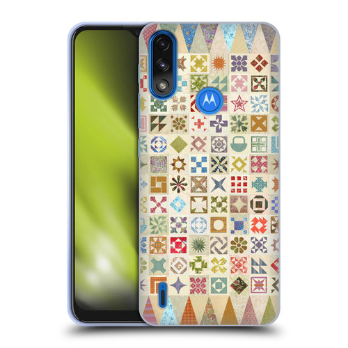 Rachel Caldwell Patterns Jane Soft Gel Case for Motorola Moto E7 Power / Moto E7i Power