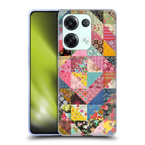 Rachel Caldwell Patterns Quilt Soft Gel Case for OPPO Reno8 Pro