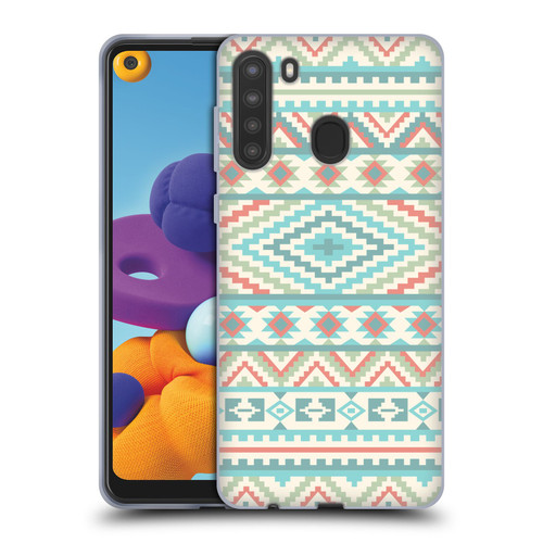 Rachel Caldwell Patterns Friendship Soft Gel Case for Samsung Galaxy A21 (2020)