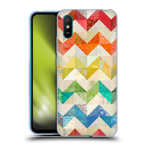Rachel Caldwell Patterns Zigzag Quilt Soft Gel Case for Xiaomi Redmi 9A / Redmi 9AT