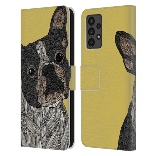 Valentina Dogs French Bulldog Leather Book Wallet Case Cover For Samsung Galaxy A13 (2022)