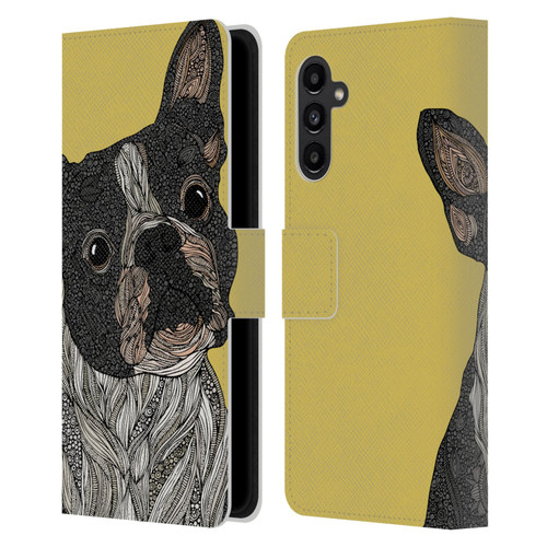 Valentina Dogs French Bulldog Leather Book Wallet Case Cover For Samsung Galaxy A13 5G (2021)