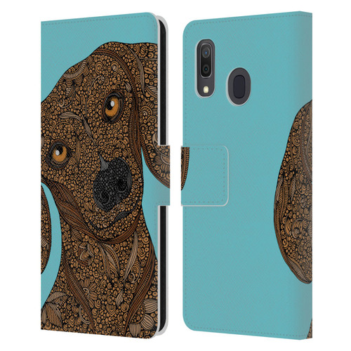 Valentina Dogs Dachshund Leather Book Wallet Case Cover For Samsung Galaxy A33 5G (2022)