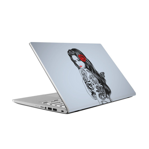 Rachel Caldwell Illustrations Tattoo Girl Vinyl Sticker Skin Decal Cover for Asus Vivobook 14 X409FA-EK555T
