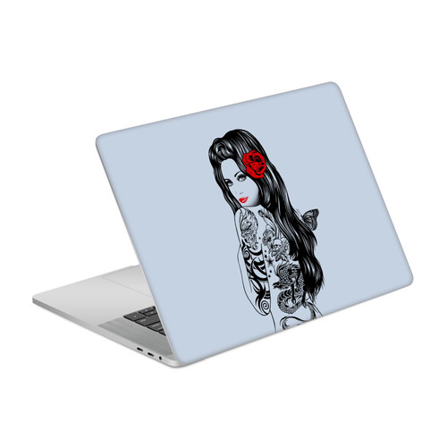 Rachel Caldwell Illustrations Tattoo Girl Vinyl Sticker Skin Decal Cover for Apple MacBook Pro 15.4" A1707/A1990