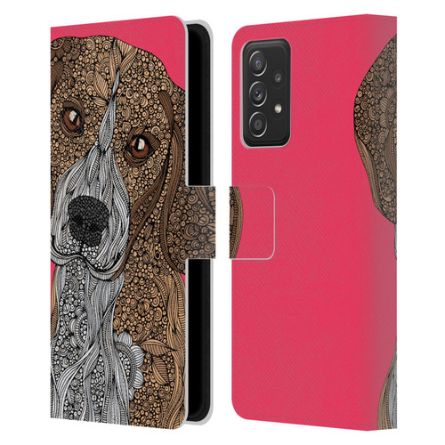 Valentina Dogs Beagle Leather Book Wallet Case Cover For Samsung Galaxy A53 5G (2022)