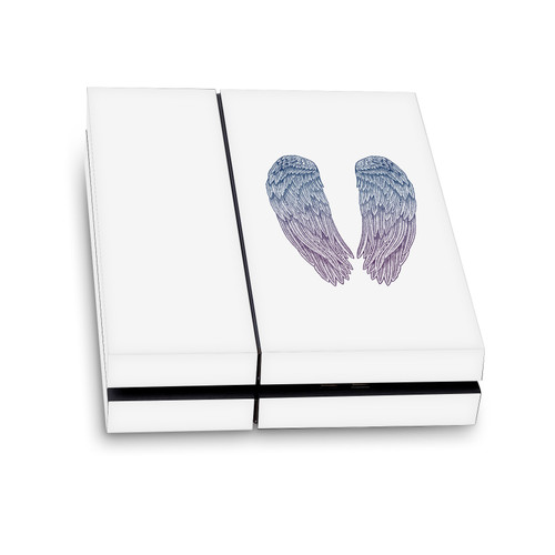 Rachel Caldwell Art Mix Angel Wings Vinyl Sticker Skin Decal Cover for Sony PS4 Console