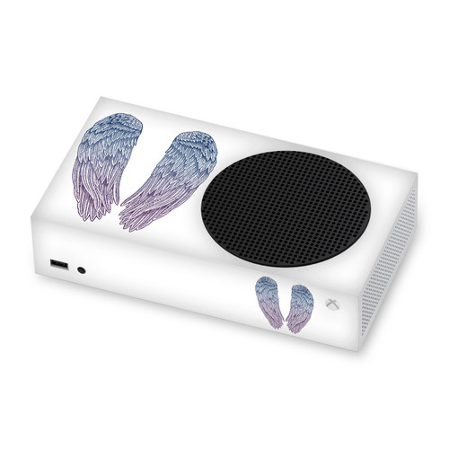 Rachel Caldwell Art Mix Angel Wings Vinyl Sticker Skin Decal Cover for Microsoft Xbox Series S Console