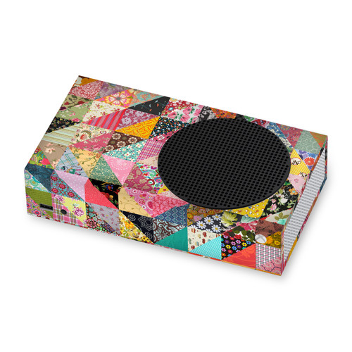Rachel Caldwell Art Mix Quilt Vinyl Sticker Skin Decal Cover for Microsoft Xbox Series S Console
