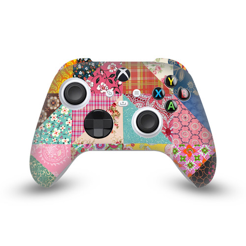 Rachel Caldwell Art Mix Quilt Vinyl Sticker Skin Decal Cover for Microsoft Xbox Series X / Series S Controller