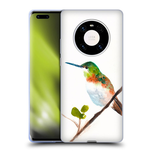Mai Autumn Birds Hummingbird Soft Gel Case for Huawei Mate 40 Pro 5G