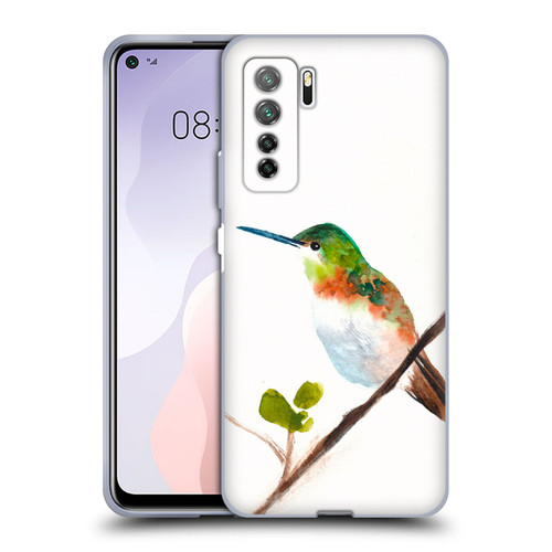 Mai Autumn Birds Hummingbird Soft Gel Case for Huawei Nova 7 SE/P40 Lite 5G