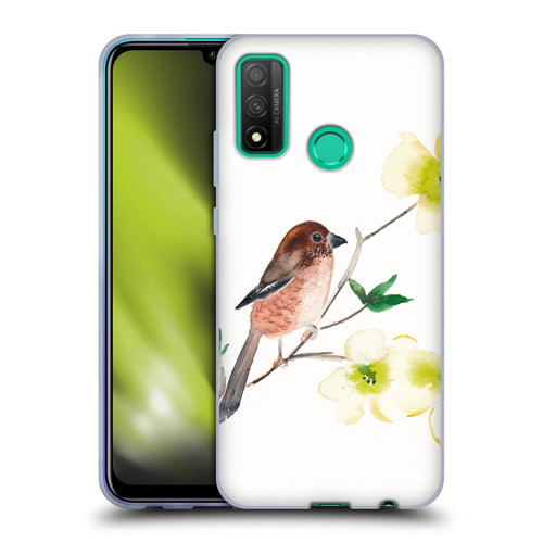 Mai Autumn Birds Dogwood Branch Soft Gel Case for Huawei P Smart (2020)