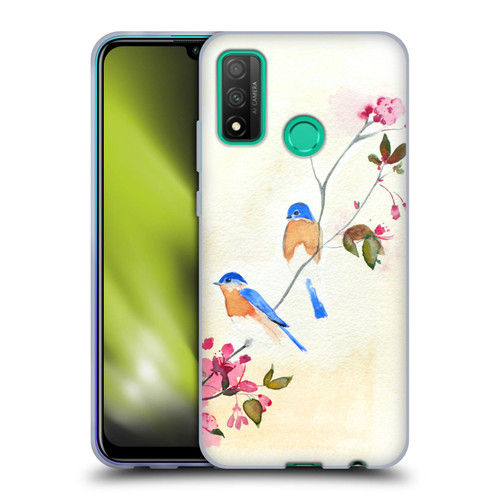Mai Autumn Birds Blossoms Soft Gel Case for Huawei P Smart (2020)