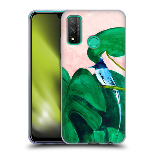 Mai Autumn Birds Monstera Plant Soft Gel Case for Huawei P Smart (2020)