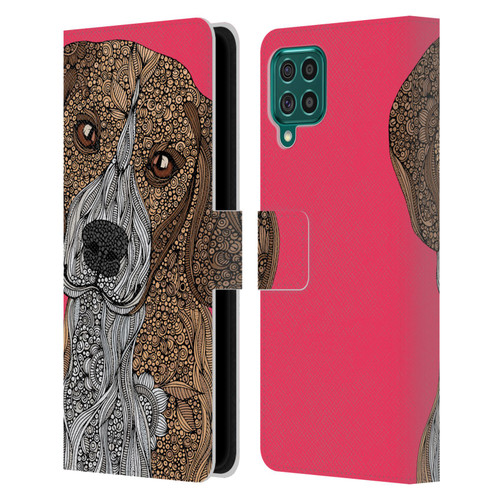 Valentina Dogs Beagle Leather Book Wallet Case Cover For Samsung Galaxy F62 (2021)