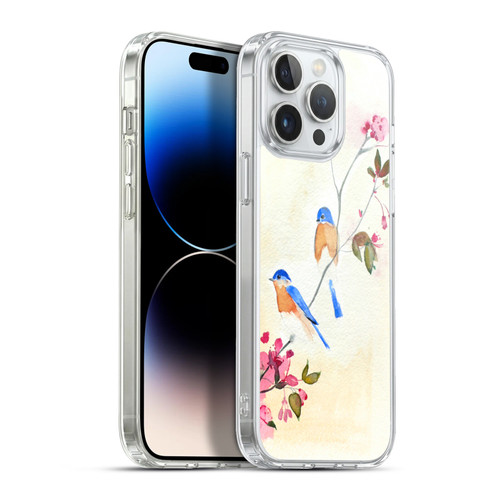 Mai Autumn Birds Blossoms Soft Gel Case for Apple iPhone 13 Pro Max & MagSafe