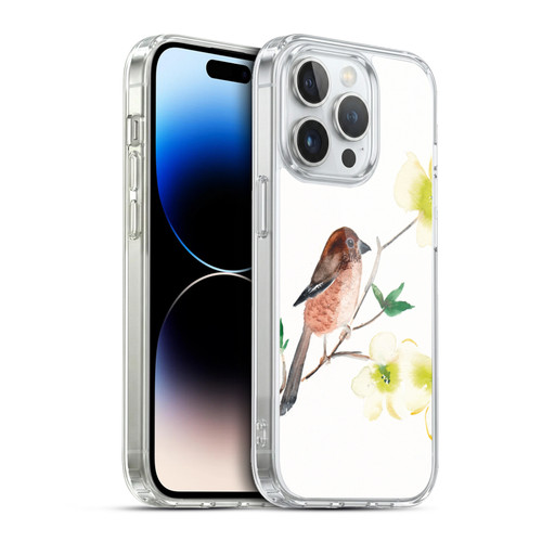 Mai Autumn Birds Dogwood Branch Soft Gel Case for Apple iPhone 13 Pro & MagSafe