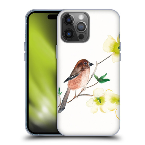 Mai Autumn Birds Dogwood Branch Soft Gel Case for Apple iPhone 14 Pro Max