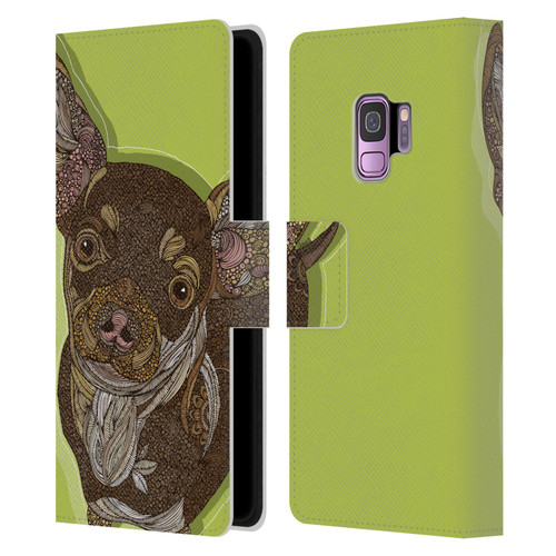 Valentina Dogs Chihuahua Leather Book Wallet Case Cover For Samsung Galaxy S9