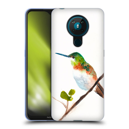 Mai Autumn Birds Hummingbird Soft Gel Case for Nokia 5.3