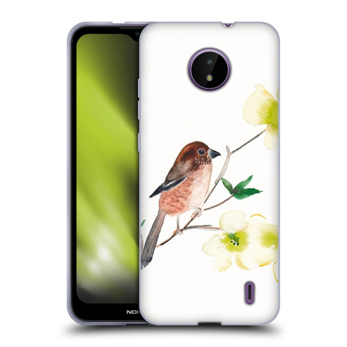 Mai Autumn Birds Dogwood Branch Soft Gel Case for Nokia C10 / C20