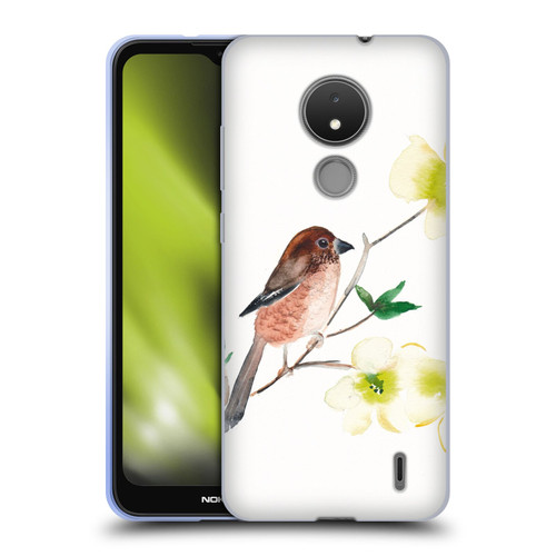 Mai Autumn Birds Dogwood Branch Soft Gel Case for Nokia C21