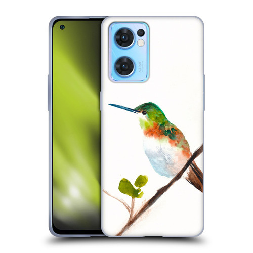 Mai Autumn Birds Hummingbird Soft Gel Case for OPPO Reno7 5G / Find X5 Lite