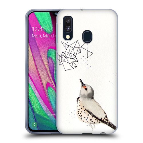 Mai Autumn Birds Northern Flicker Soft Gel Case for Samsung Galaxy A40 (2019)