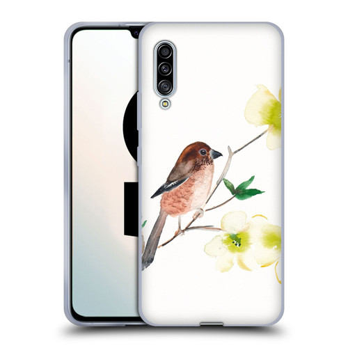 Mai Autumn Birds Dogwood Branch Soft Gel Case for Samsung Galaxy A90 5G (2019)