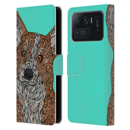 Valentina Dogs Corgi Leather Book Wallet Case Cover For Xiaomi Mi 11 Ultra
