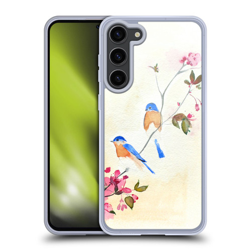 Mai Autumn Birds Blossoms Soft Gel Case for Samsung Galaxy S23+ 5G