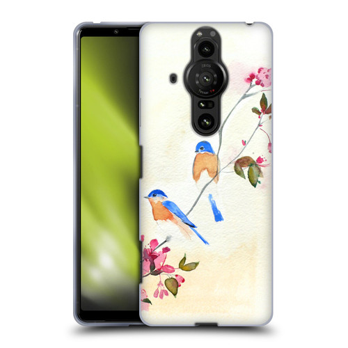 Mai Autumn Birds Blossoms Soft Gel Case for Sony Xperia Pro-I