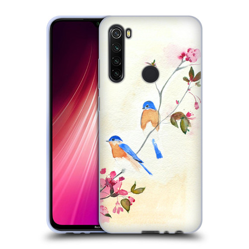 Mai Autumn Birds Blossoms Soft Gel Case for Xiaomi Redmi Note 8T