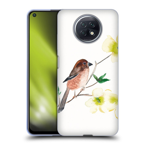 Mai Autumn Birds Dogwood Branch Soft Gel Case for Xiaomi Redmi Note 9T 5G