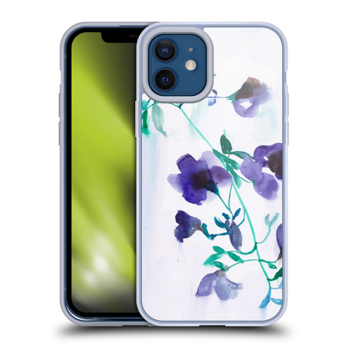 Mai Autumn Floral Blooms Moon Drops Soft Gel Case for Apple iPhone 12 / iPhone 12 Pro