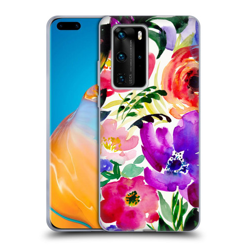 Mai Autumn Floral Garden Bloom Soft Gel Case for Huawei P40 Pro / P40 Pro Plus 5G