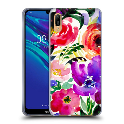 Mai Autumn Floral Garden Bloom Soft Gel Case for Huawei Y6 Pro (2019)